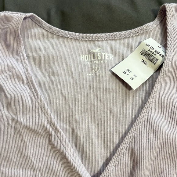 Tie-Hem Wrap-Front Top - Picture 5 of 5